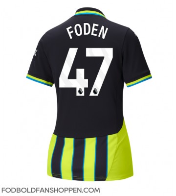 Manchester City Phil Foden #47 Udebanetrøje Dame 2024-25 Kortærmet